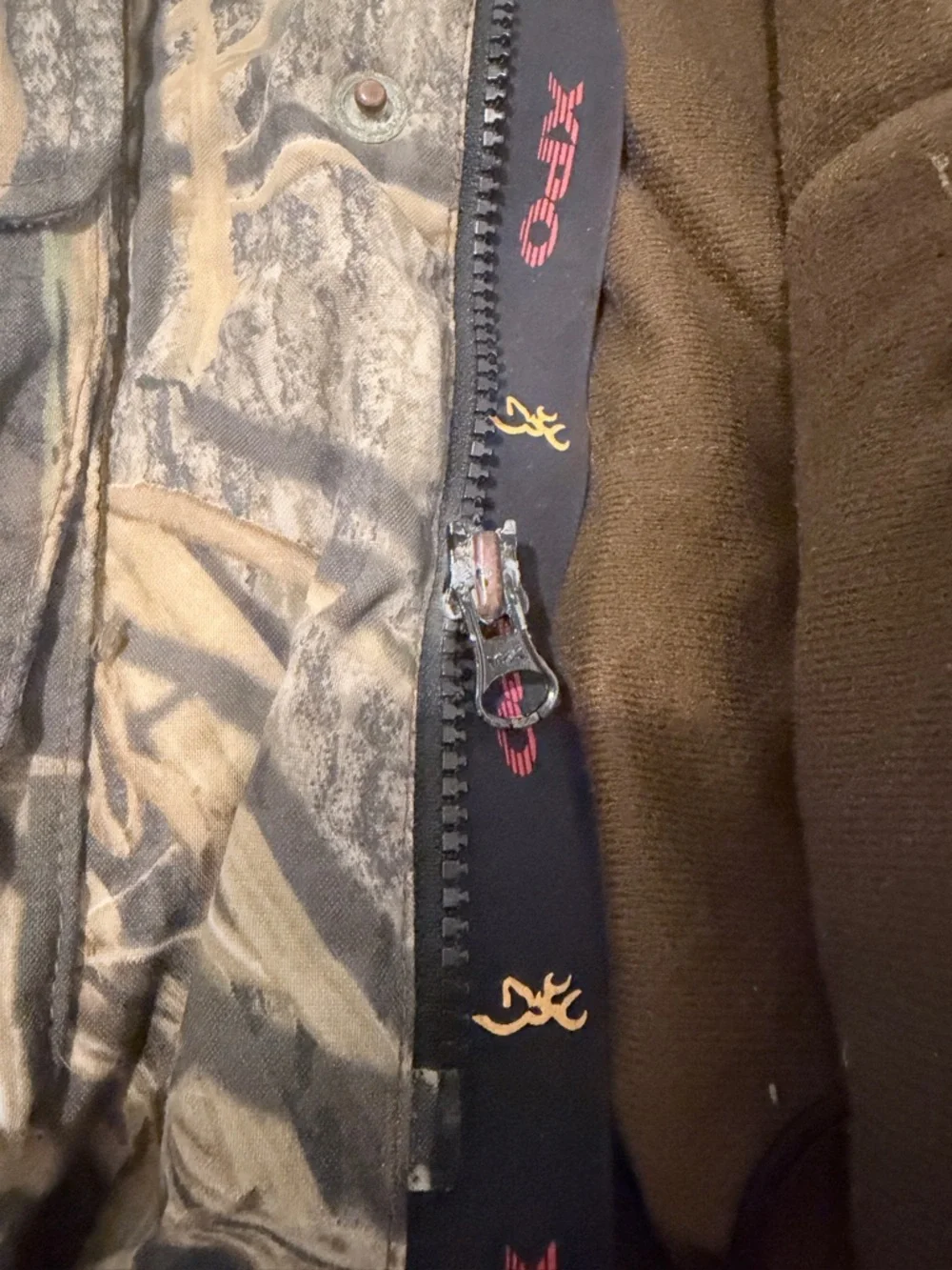 Browning Camo Jacket Mossy Oak - Realtree-style Beige & Green Size: 3XL